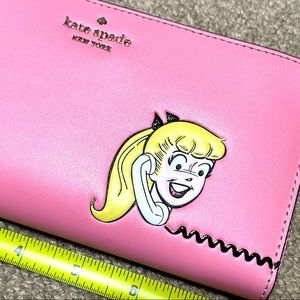 Kate Spade x Archie Betty Comics Zip Clutch Wallet